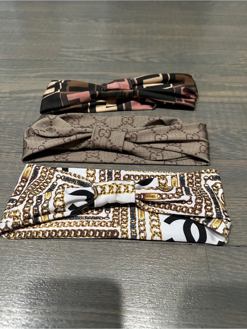 Inspired Women's Headband Set - Brown, Pink, White Patterns